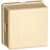 Morris 88252 Surface Mount Box for Keystone Jack, 1 Gang, Ivory