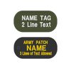Custom Embroidered Patch - Army Military Dog Tag Patch Biker Sew on Patches