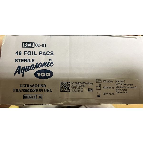 Aquasonic Ultrasound Transmission Gel Packs, 48 Foil Packs