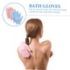minkissy 4 Pcs Bath Scrub Gloves Body Scrubber Body Hand Glow Type Wash Spa Shower Mitts for Hands Body Dead Skin Remover Body Wash Hand Mitts Bath Towel Shower Tub