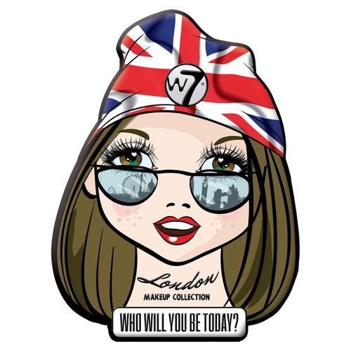 W7 | Seasonal Sets | London Girl Collection Gift Set | Mascara, Eyeliner, Liquid Lipstick and Eyeshadow