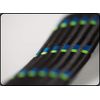 ROK Straps 10001 Adjustable Motorcycle/ATV Stretch Strap Tie-Downs, 60", Black/Blue/Yellow
