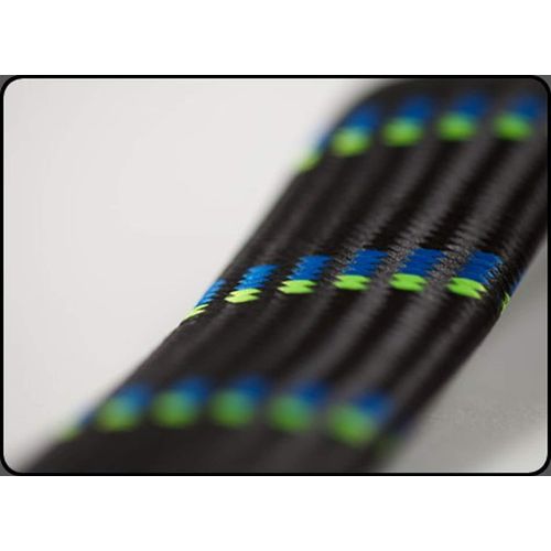 ROK Straps 10001 Adjustable Motorcycle/ATV Stretch Strap Tie-Downs, 60", Black/Blue/Yellow