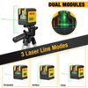 PREXISO Laser Level Tripod 100Ft Dual Module Self Leveling Cross Line LaserLevel