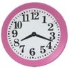 Melody Jane Dolls House Miniature Accessory Kitchen Wall Clock Pink 5045