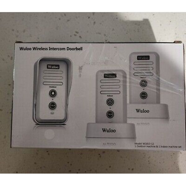 Wuloo Wireless Intercom Doorbell Kit ModelW1810-12