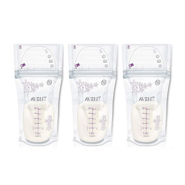Philips AVENT Breast Milk Storage Bags, 6 Ounce, 75 Count
