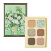MilleFee Painting Eyeshadow Palette (10 Vase with Roses) 6 Colors Eye Makeup Palette Glitter Van Gogh