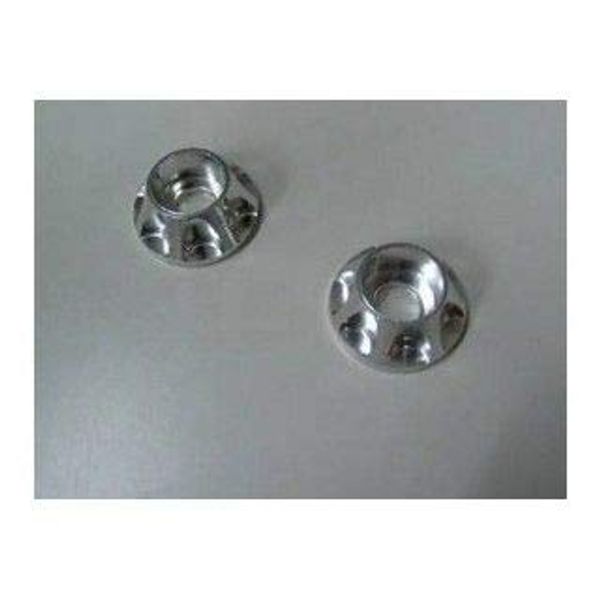 KN Planning Aluminum Spacer [Silver] For M8 Cap Bolts [Barnacles]