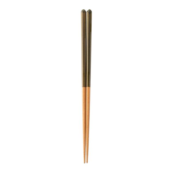 Asahi Koyo Wooden Chopsticks Natural Wood 9.1 inches (23 cm) WAYOHASHI Khaki Non-Slip, Dishwasher Safe, Made in Japan