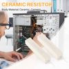 Ahvqevn 2x Wire Wound Ceramic Cement Resistor 8 Ohm 20W 5%