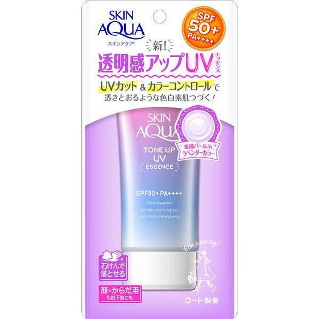 Rohto Skin Aqua Tone Up UV Essence SPF50+ PA++++ 80g