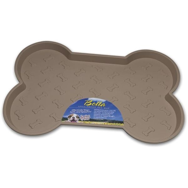 Loving Pets Bella Spill-Proof Pet Mats Large (21.25"L x 17.5"W)