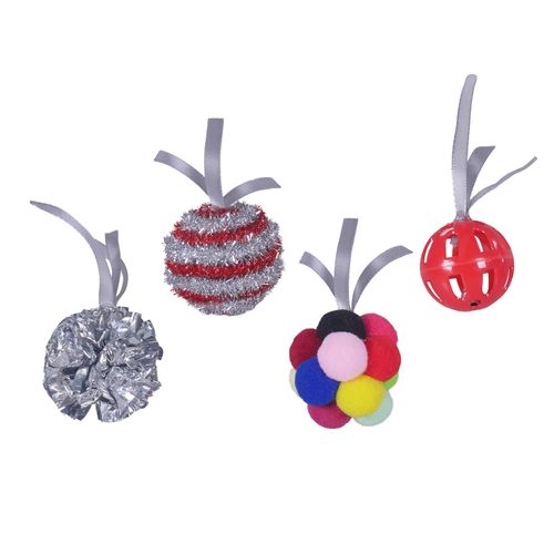 Rosewood Festive Christmas Multi Texture Ball Gift Set, One Size