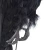 Etistta 17 inch Realistic Hanging Dead Crows Decoy Lifesize Extra Large Black...