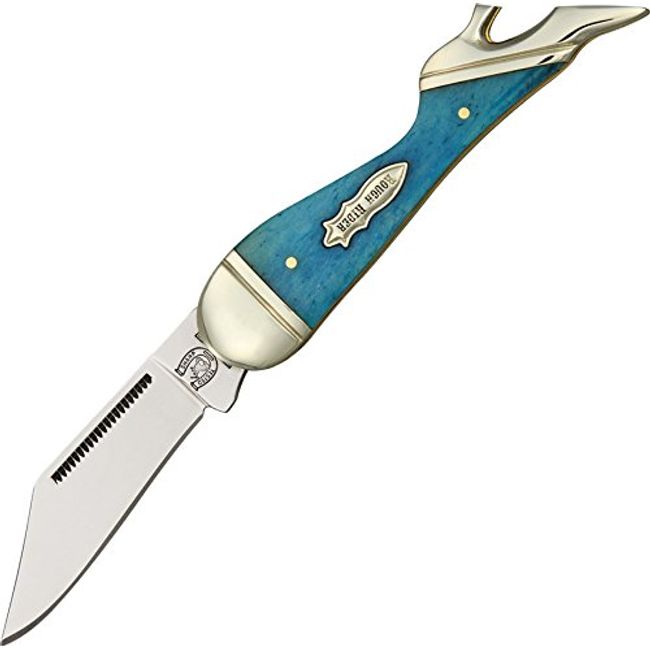 Rough Ryder Small Leg Knife Blue Bone