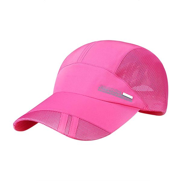 YSXY Mesh Baseball Cap Golf Tennis Kappe Sonnenhut Freizeit UV-Schutz-Kappe Einstellbare Atmungsaktives Sommerhut Sonnencap Schnell Trocknende Wandermütze fur Herren Damen