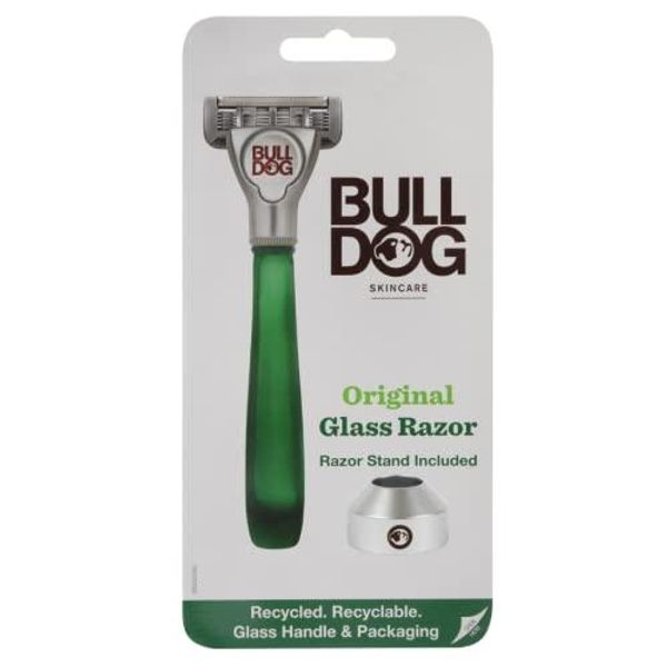 Bulldog European Original Glass Holder (with blades) 5 blades Green