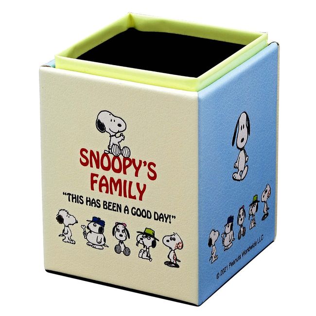 Kamio Japan 103295 Snoopy Glasses Stand, Yellow, Luminous Snoopy Family