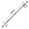 zalati Nail Art Pusher with Dual Tips Stainless Steel Nail Gel Polish Remover for Manicure Pedicure Cuticle Nail Care Cleaner