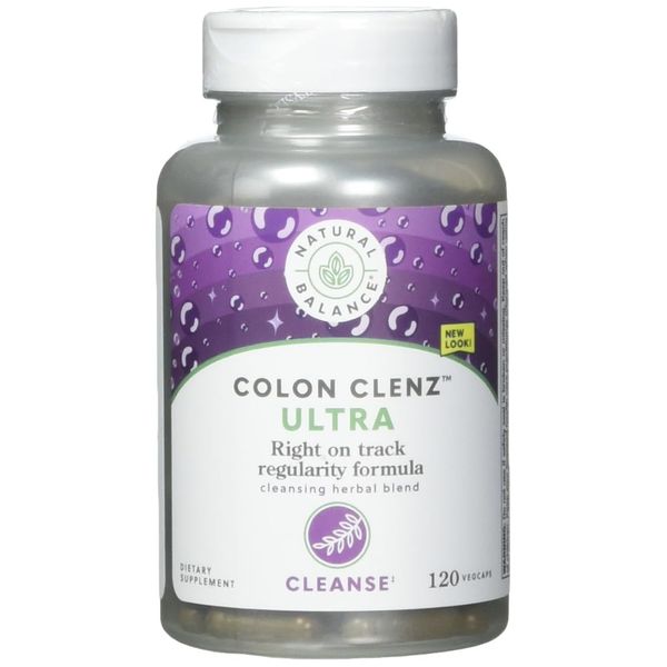 Herbal Colon Clenz Supplement 120 Count Gentle Digestion Cleanse Overnight