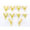 Dental Plastic Disposable Impression Trays Perforated Autoclavable Assorted (10 Pack)