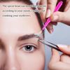 100Pcs Micro Eyebrow Brush Set with Cap - Multifunctional Brow Lamination Tools for Eyelash and Eyebrow Extensions Tool