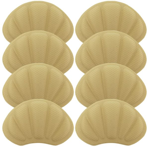 Heel Cushion Inserts,4 Pairs Self-Adhesive Heel Cushion Anti-Slip Shoe Pads Heel Grips Shoe Pads Too Big Women Men Loose Shoes Hole Repair Sport Shoes Heel Blister Protectors