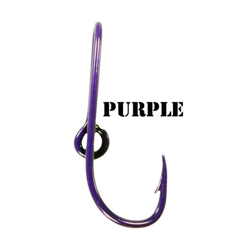 Eagle Claw Fish Hook Hat Pin,21 Colores to Choose from. Eagle Claw Hat Fish Hook for Cap (Purple)