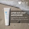 ALOE UP After Sun Light Moisturizer - Sunscreen Face & Body Moisturizer Rich in Aloe Vera Gel, Coconut Oil, & Vitamin E - After Sun Care Travel Size Sunscreen Lotion, Beach Travel Sunscreen - 4 Oz