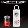POLICE Personal Alarm Keychain Rechargeable Flashlight Emergency Siren 2 PACK