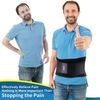 FEATOL Gel Pack Back Brace,Lumbar Support for Back Pain Relief, Herniated Disc, 