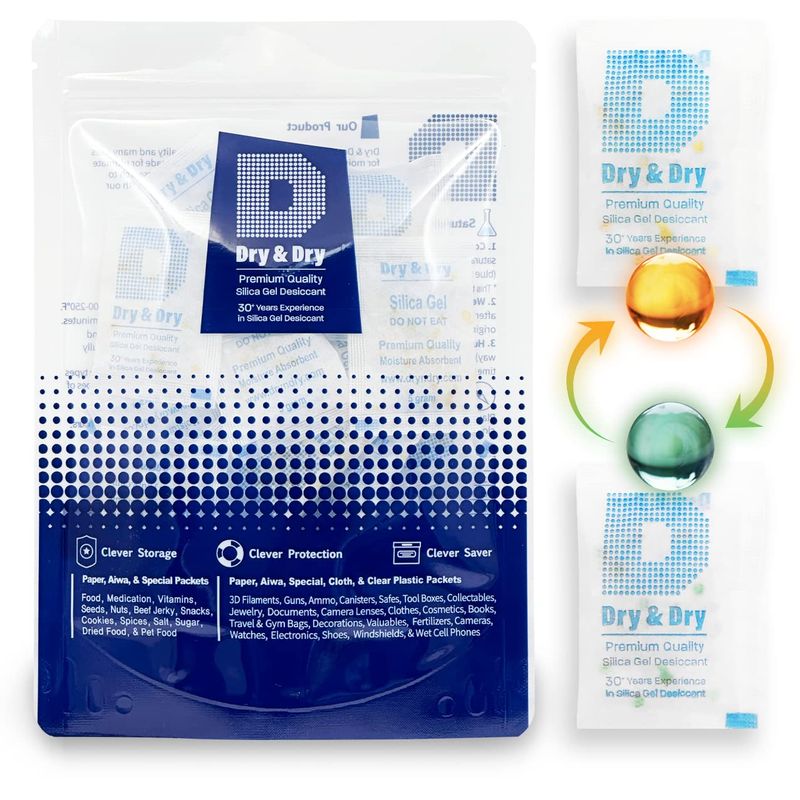 ISOLATECH Silica Gel, regenereerbaar, droogmiddel, oranje, 900 g, zak, silicagel, ballen als silicagel, ontvochtiger, geschikt als filamentdroger