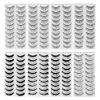 Frcolor False Eyelashes Natural Handmade Eyelash Set Eyelash Extensions for Makeup Party 8 Styles 80 Pairs