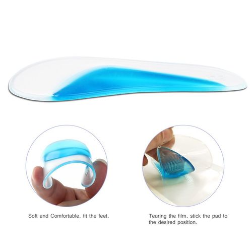 Gel Insoles for Plantar Fasciitis | Pedimend™ Arch Support for Flat Feet - Plantar Fasciitis Relief Cushion - Flatfoot Corrector Pad - For Men and Women - Foot Care