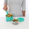 Sistema 965ml Lunch Stack to Go, Polypropylene, Assorted Colours , 965 ml