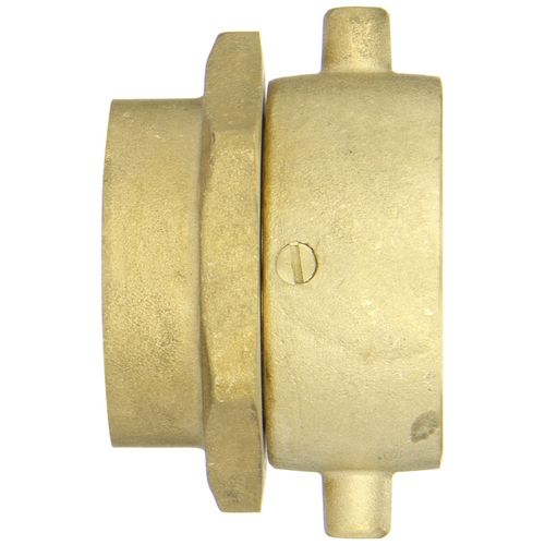 Dixon Valve SF150F Brass Fire Equipment, Female Swivel Adapter with Pin Lug, 1-1/2" NST Female x 1-1/2" NPT Female