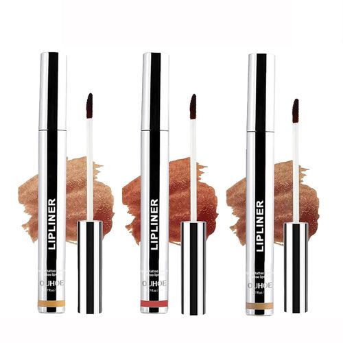 KTouler Lip Liner Tattoo Per Labbra,Matte Peel off Matita Labbra,Impermeabile Rossetto Lunga Durata Highly Pigmented Color Rossetto Liquido Peel Off Lip Stain Makeup For Women(3pcs Lip Stain)