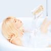VinBee 4 PCS Natural Shower Loofah Sponge Skin Cleansing Skin Exfoliation Body Back Scrubber for Bathing and Back Caring Spa 4 inch