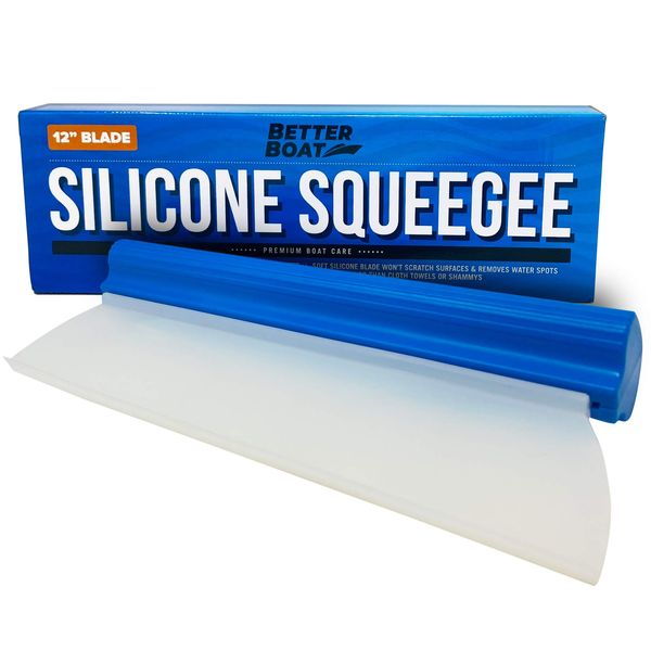 Window Squeegee Silicone Squeegee for Car Windows and Boat Windshields Blade