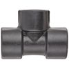 Banjo TEE075 Polypropylene Pipe Fitting, Tee, Schedule 80, 3/4" NPT Female