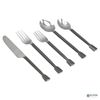 Elyon Tableware Sanya 20 Piece Reflective Hand Forged Flatware Stainless Steel