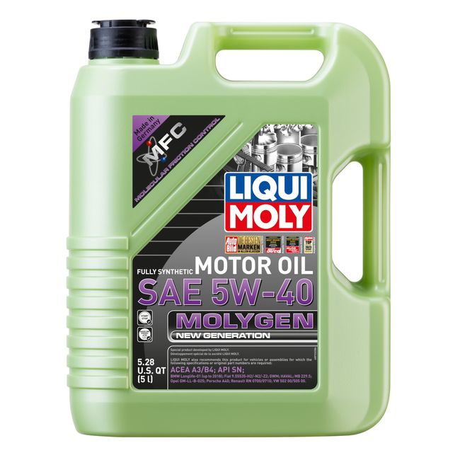 LIQUI MOLY Molygen New Generation 5W40 | 5 L | Motor Oil | SKU: 20232 | 1 Pack