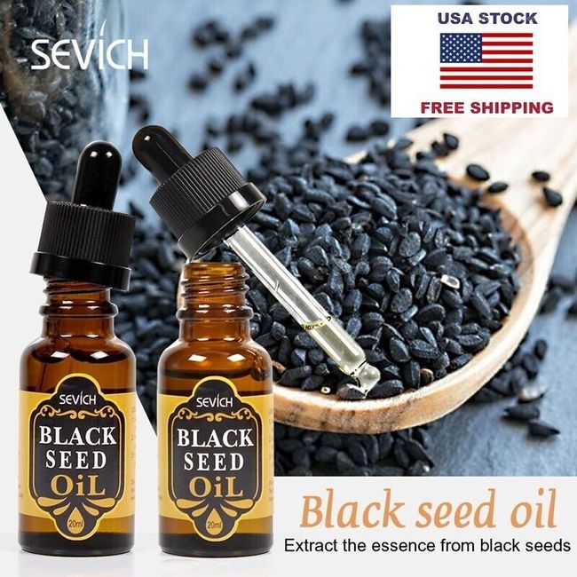 Organic Black Seed Oil for FAST Growth Dry Scalp Hair Regrowth Black Seed