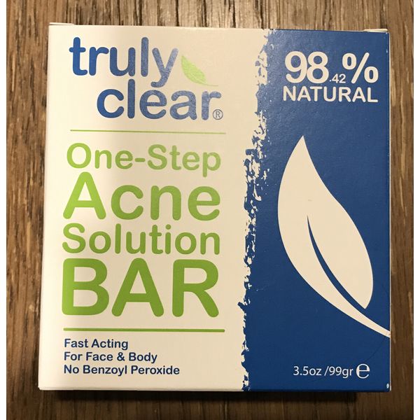 NEW NIB Truly Clear One Step Acne Solution Blemish Bar 3.5oz SEALED