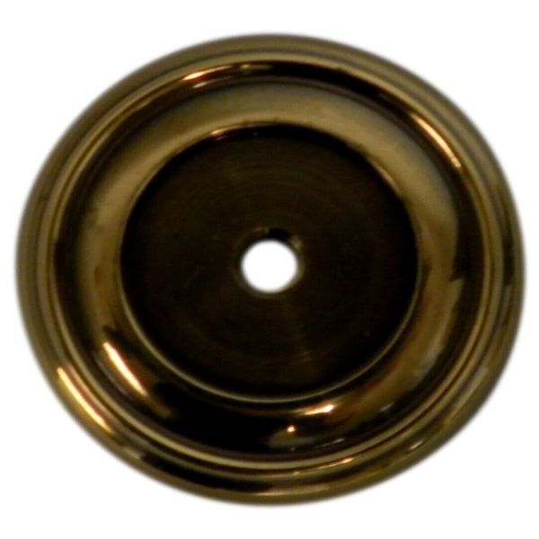 Alno A616-38-PA Charlie 1-1/2" Diameter Cabinet Knob Backplate Polished Antique