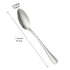 Evanda Dinner Spoons 12 Pieces, Stainless Steel 18.5cm Spoons, Dessert Spoons, Table Spoon, Soup Spoons, Easy to Clean, Dishwasher Safe