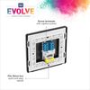 BG Electrical Evolve Single Master Telephone Socket, Matte Black