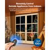DEWENWILS Outdoor Remote Control Outlet Remote Controlled Light Switch