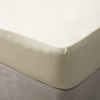 Belledorm 100% Jersey Cotton Fitted Sheet, Ivory, Bunk Bed